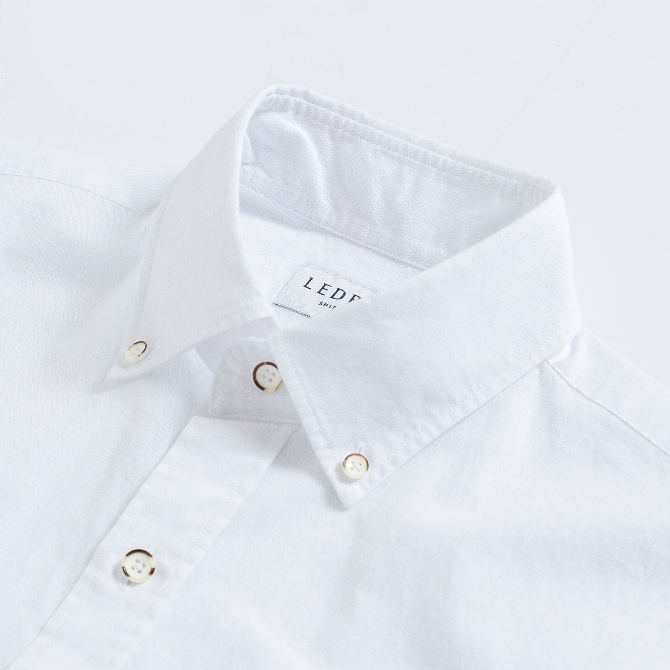 The White Barretto Cotton Linen Custom Shirt – Ledbury