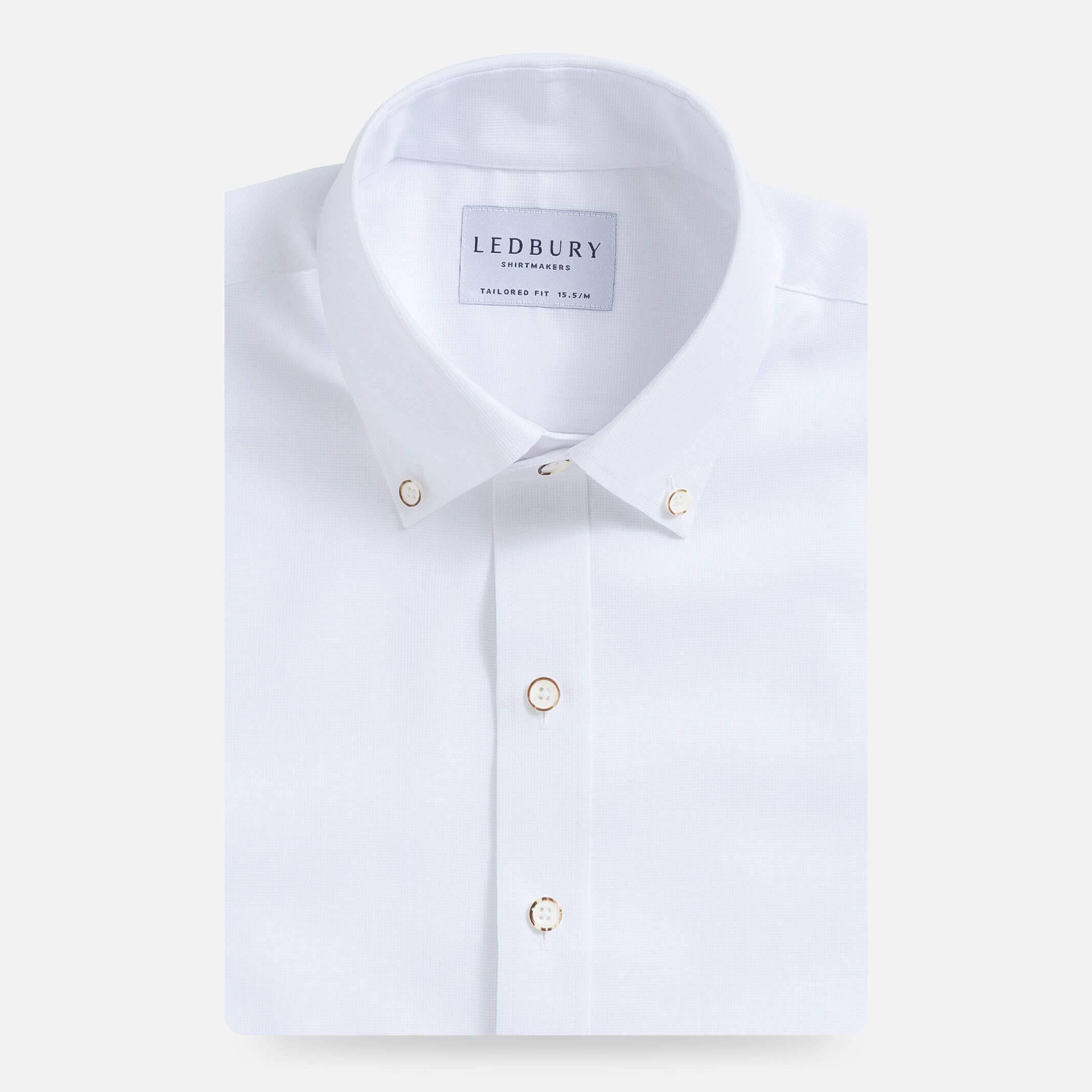 The White Evans Wrinkle Resistant Oxford Dress Shirt – Ledbury
