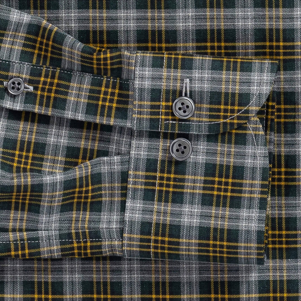 The Yellow Buren Plaid Custom Shirt Custom Casual Shirt- Ledbury