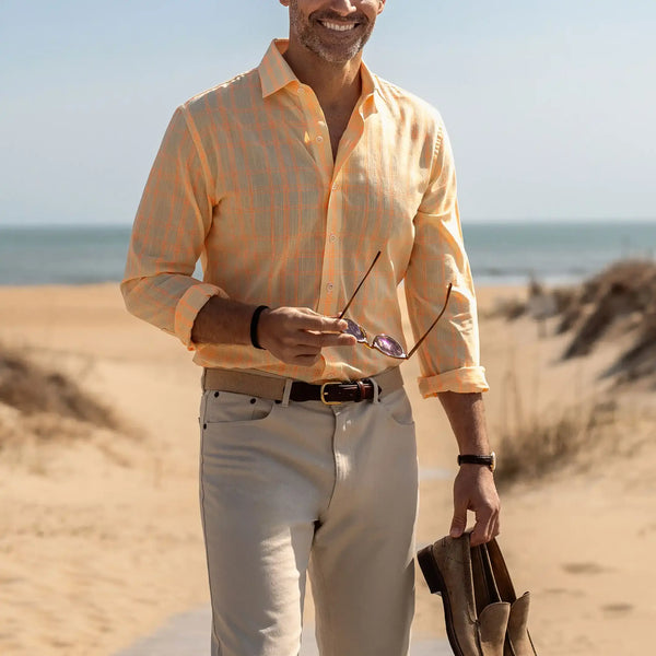 The Yellow Torello Check Custom Shirt