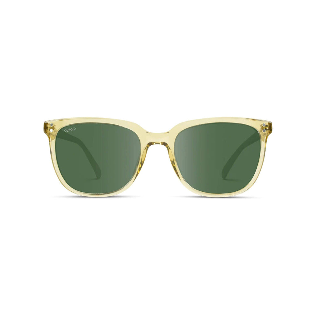 WMP Champagne Crystal Abner Square Sunglasses Sunglasses- Ledbury