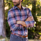 The Apricot Hartmann Flannel Custom Shirt Custom Casual Shirt- Ledbury