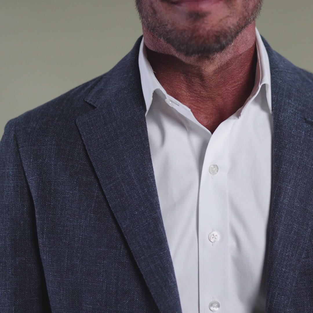The Light Blue Mayfield Oxford Stripe Custom Shirt – Ledbury