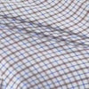 The Brown Journey Flex Performance Grid Check Custom Shirt Custom Dress Shirt- Ledbury