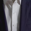 The Light Blue Sanders Non Iron Fine Twill Custom Shirt Custom Dress Shirt- Ledbury