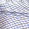 The Light Blue Journey Flex Performance Tattersall Custom Shirt Custom Dress Shirt- Ledbury