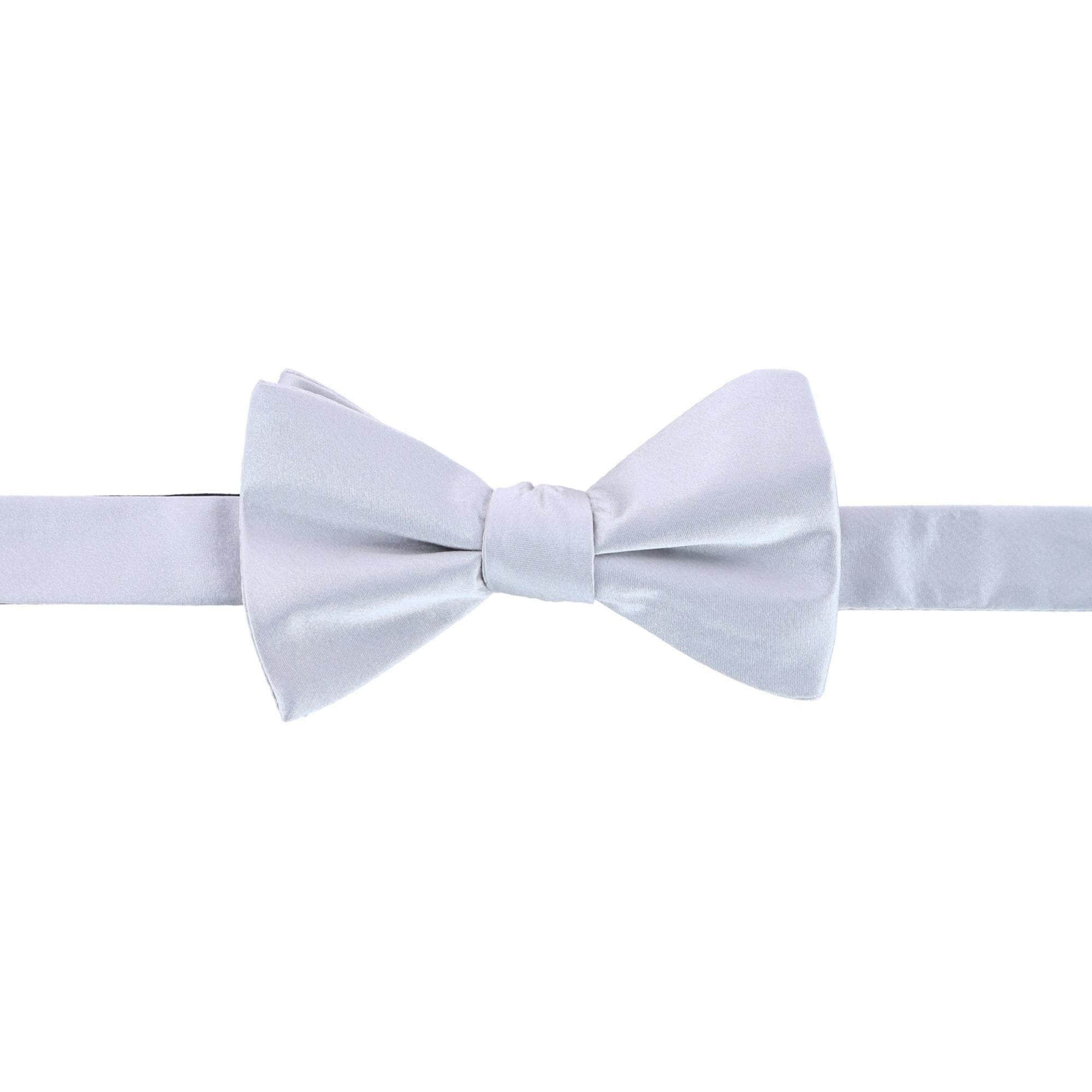 Trafalgar Sutton Solid Color Silk Bow Tie Bowtie- Ledbury