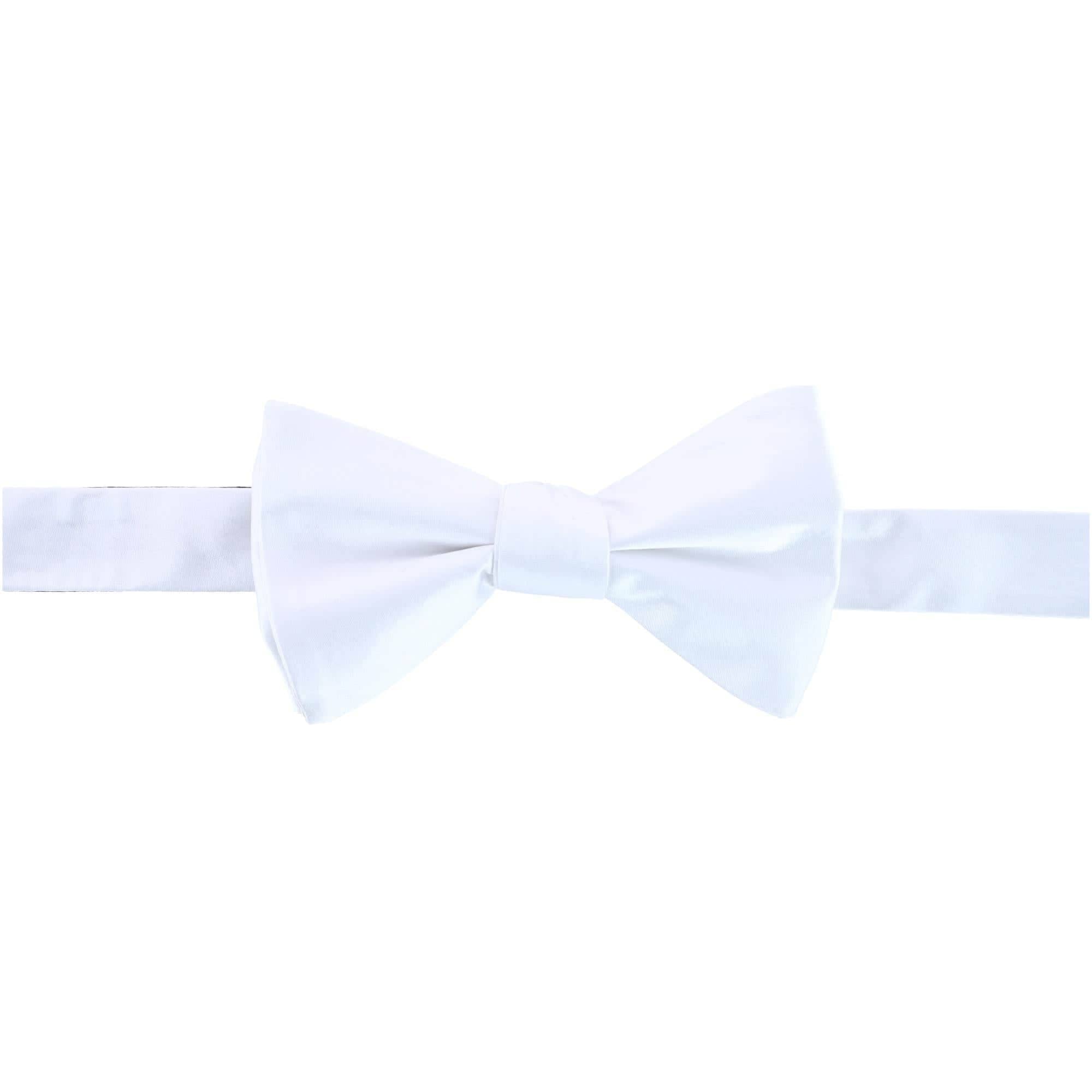 Trafalgar Sutton Solid Color Silk Bow Tie Bowtie- Ledbury