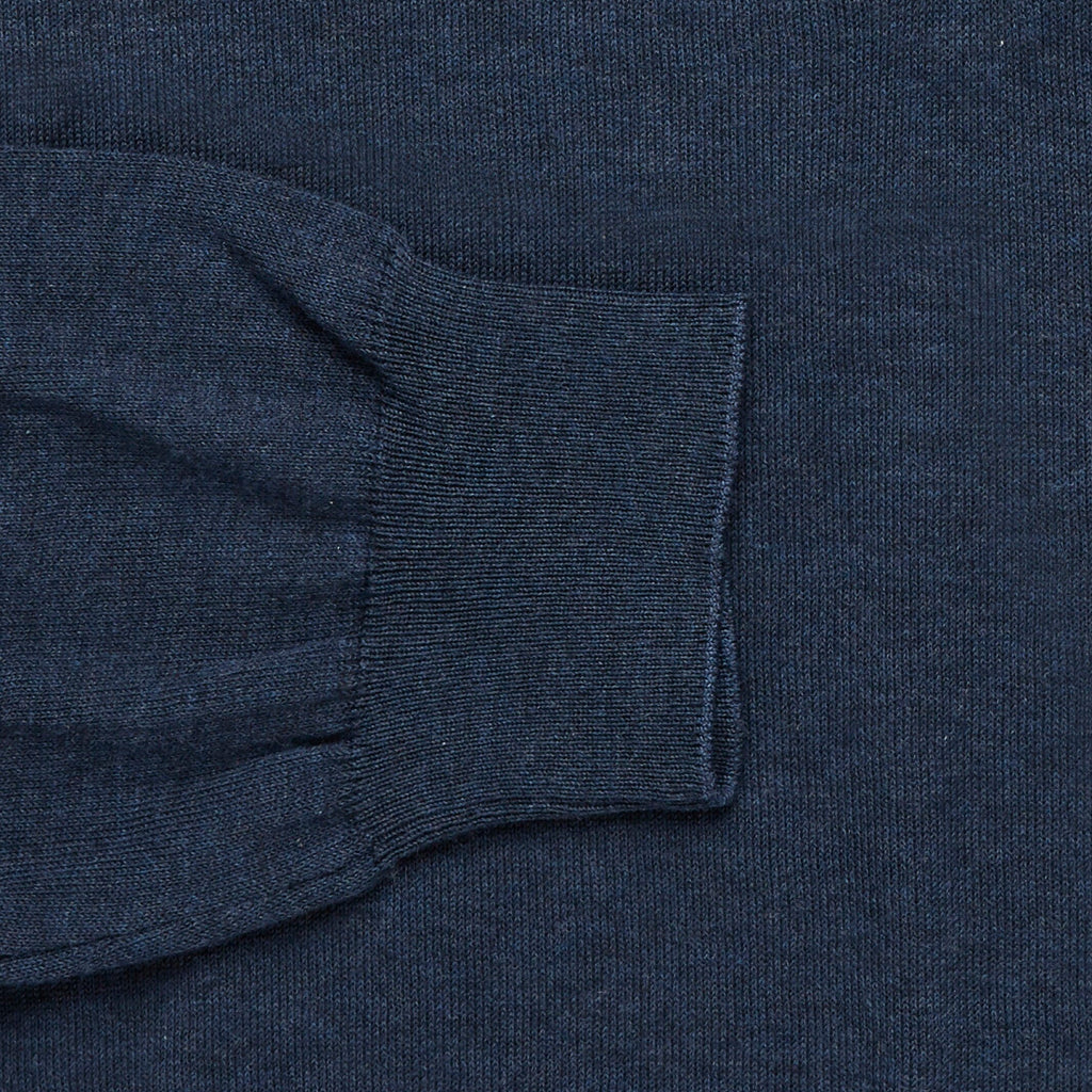 The Cadet Blue Easterley Half-Zip Sweater Sweater- Ledbury