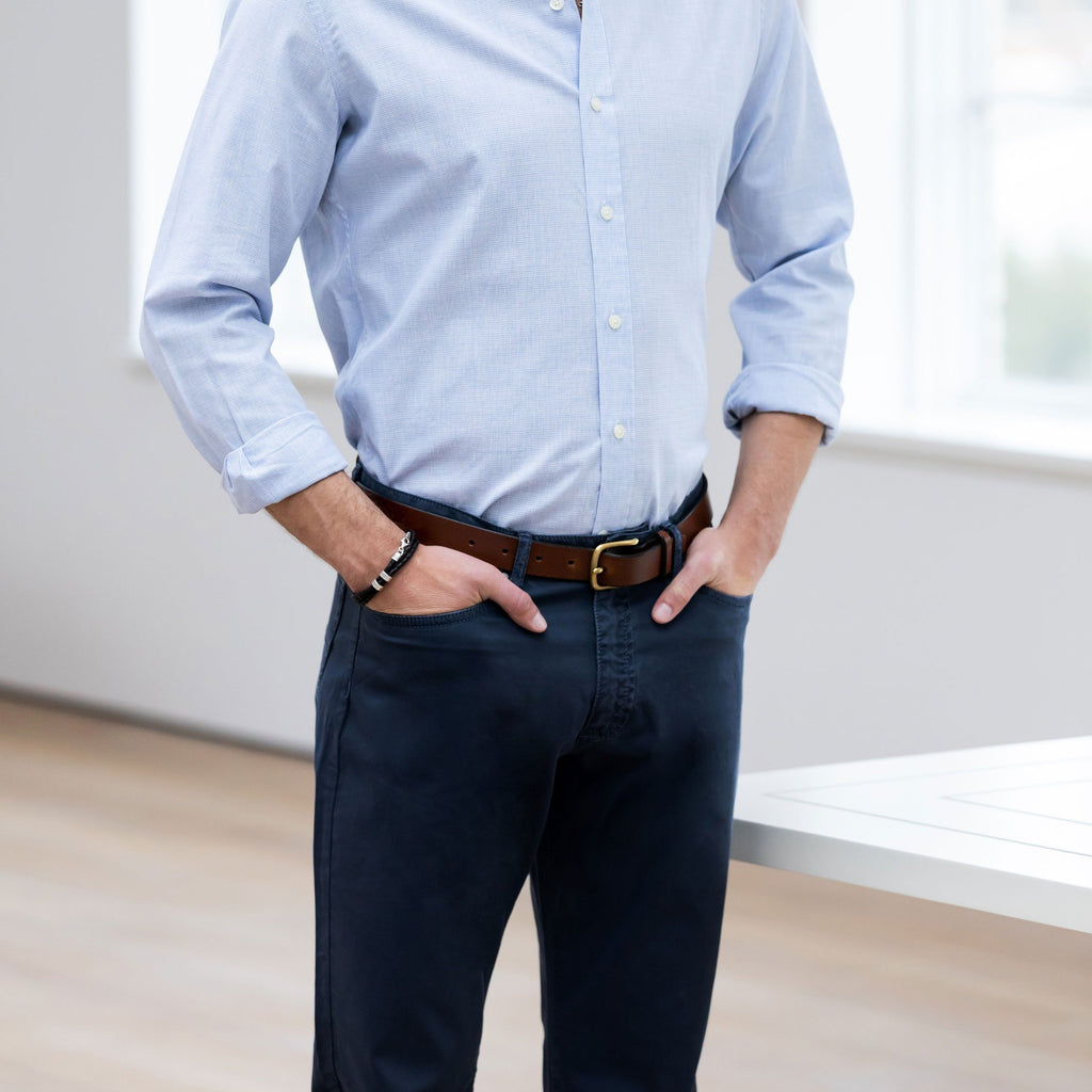 The Airforce Blue Franklin Bedford Stretch Pant Pant- Ledbury