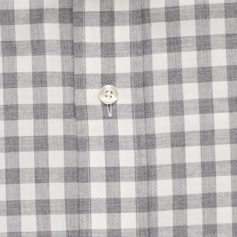 The Grey Heather Rhodes Heathered Gingham Casual Shirt Casual Shirt- Ledbury
