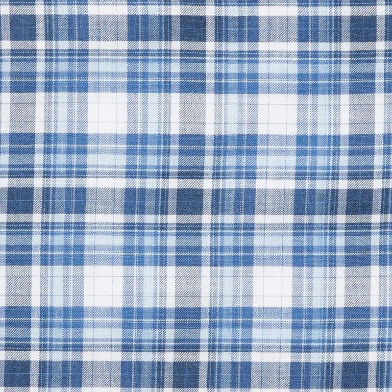 The Cadet Blue Kenwood Plaid Casual Shirt Casual Shirt- Ledbury