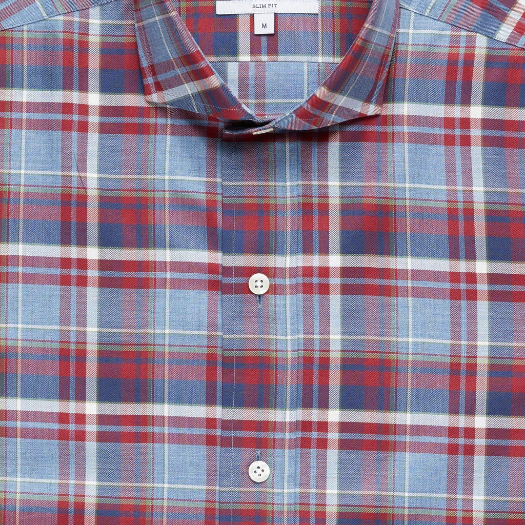 The Red Avondale Plaid Casual Shirt Casual Shirt- Ledbury