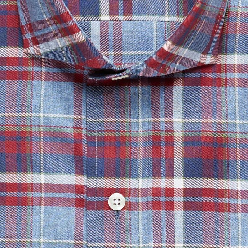 The Red Avondale Plaid Casual Shirt Casual Shirt- Ledbury