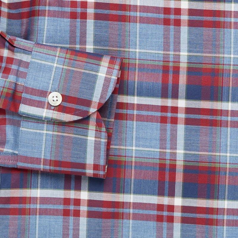 The Red Avondale Plaid Casual Shirt Casual Shirt- Ledbury