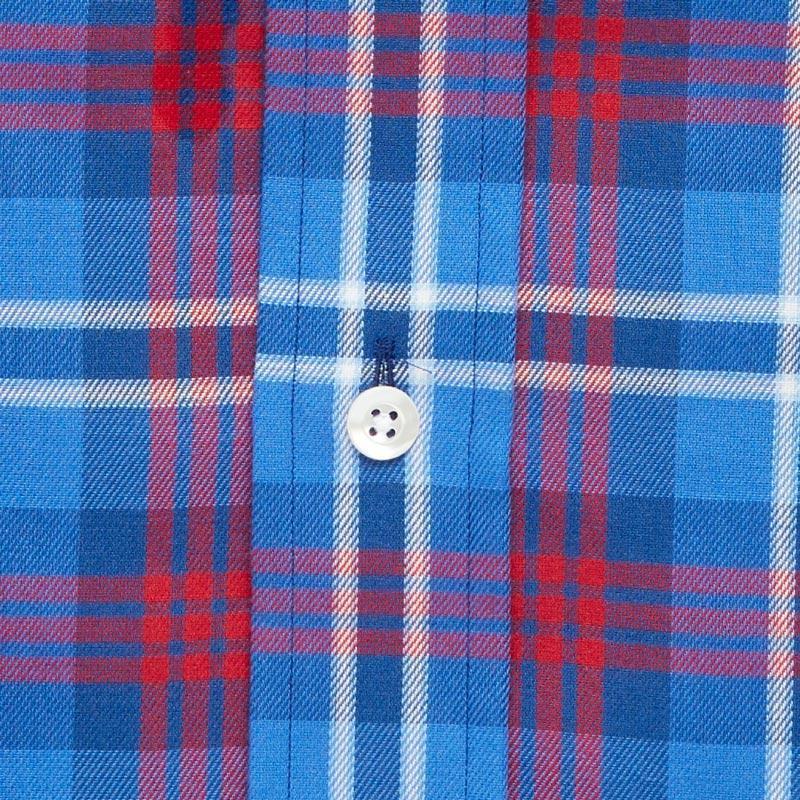 The Blue Elmsmere Plaid Casual Shirt Casual Shirt- Ledbury