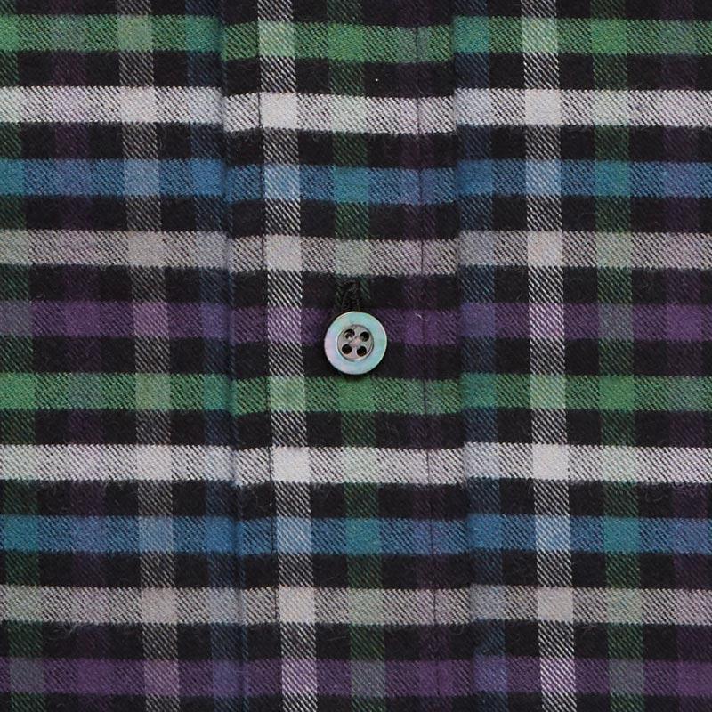 The Deep Purple Linwood Flannel Casual Shirt Casual Shirt- Ledbury