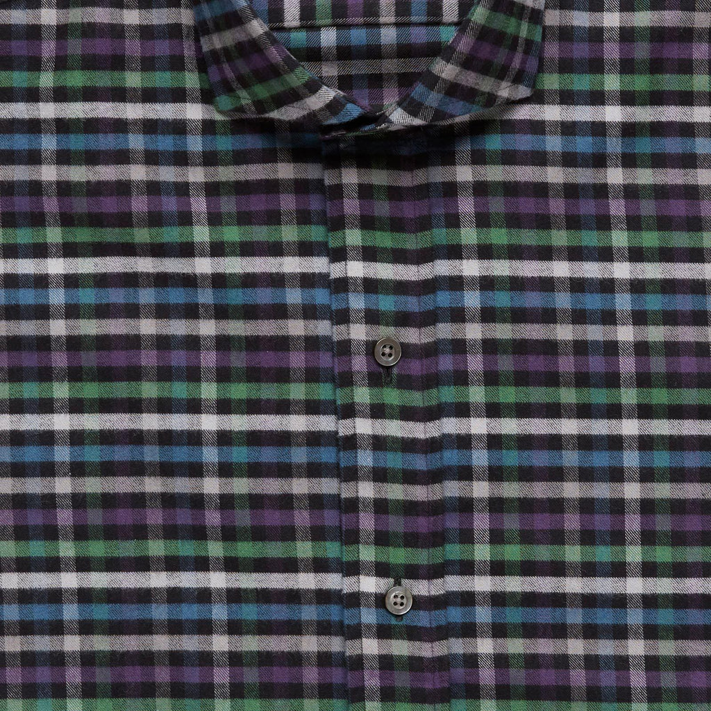 The Deep Purple Linwood Flannel Casual Shirt Casual Shirt- Ledbury
