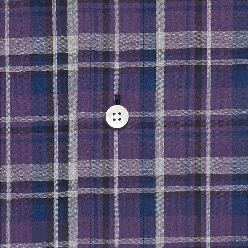 The Deep Purple Lanvale Plaid Casual Shirt Casual Shirt- Ledbury