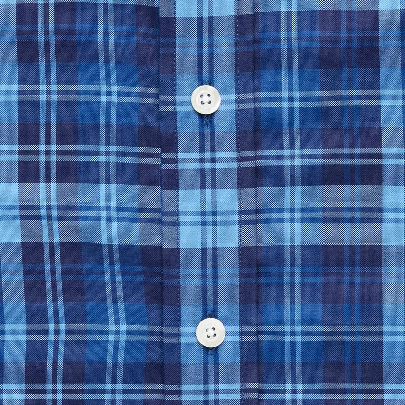 The Blue Talmadge Plaid Caual Shirt Casual Shirt- Ledbury
