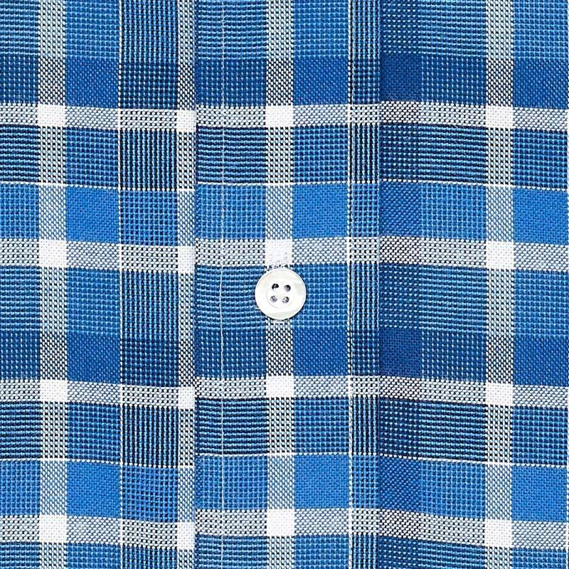 The Blue Shaffer Check Casual Shirt Casual Shirt- Ledbury