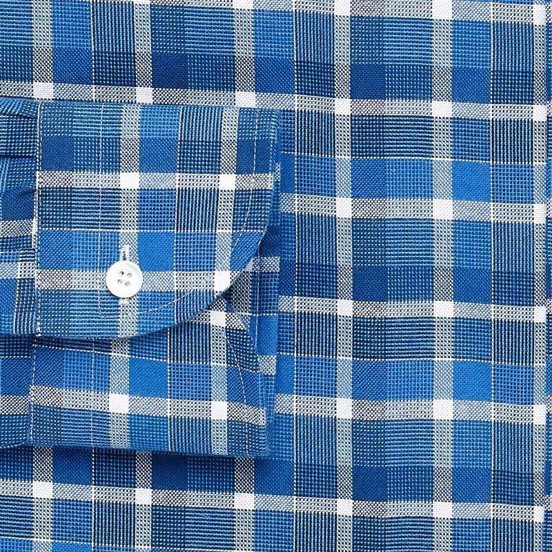 The Blue Shaffer Check Casual Shirt Casual Shirt- Ledbury