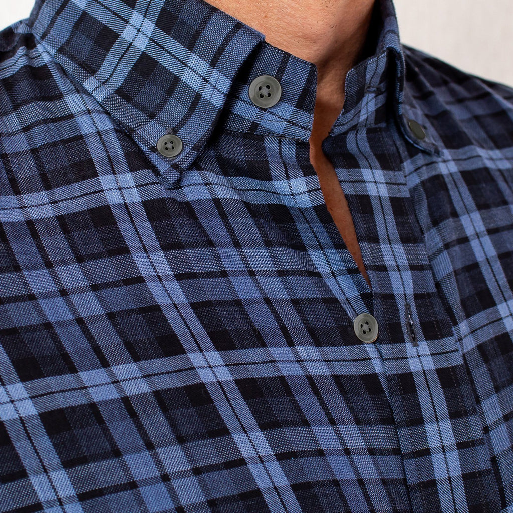 The Navy Torello Check Casual Shirt Casual Shirt- Ledbury