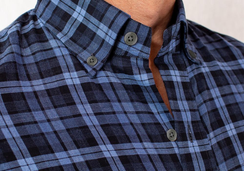 The Navy Torello Check Casual Shirt Casual Shirt- Ledbury