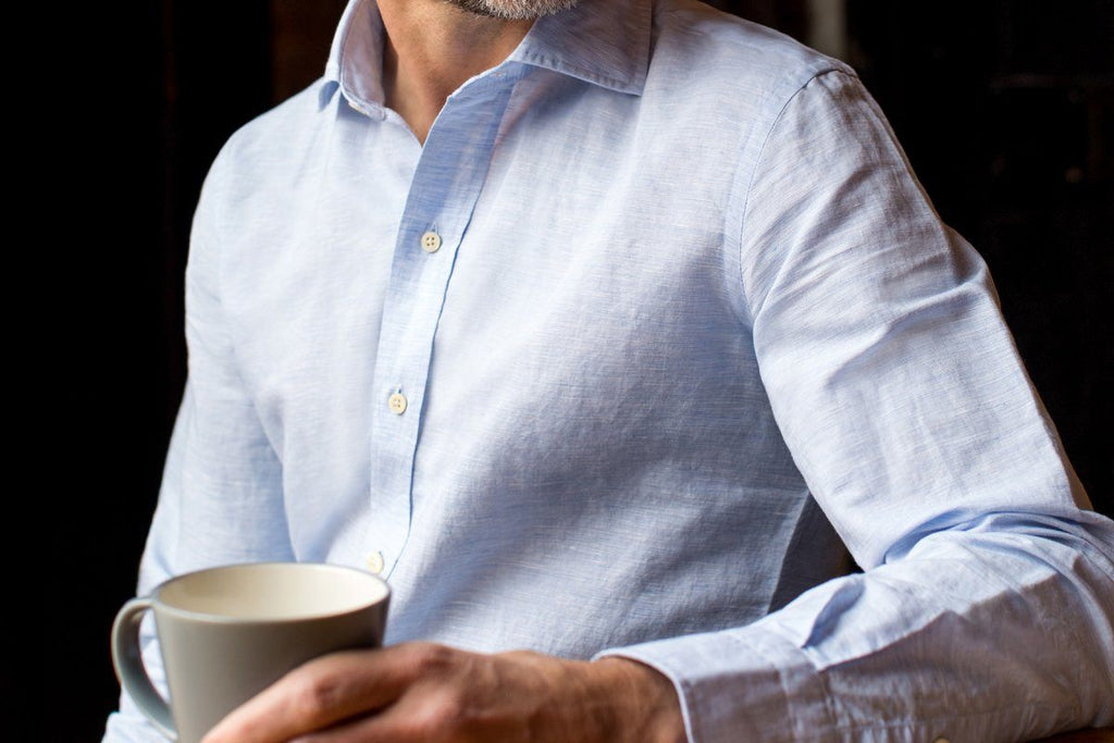 The Blue Edmunton Dress Shirt Dress Shirt- Ledbury