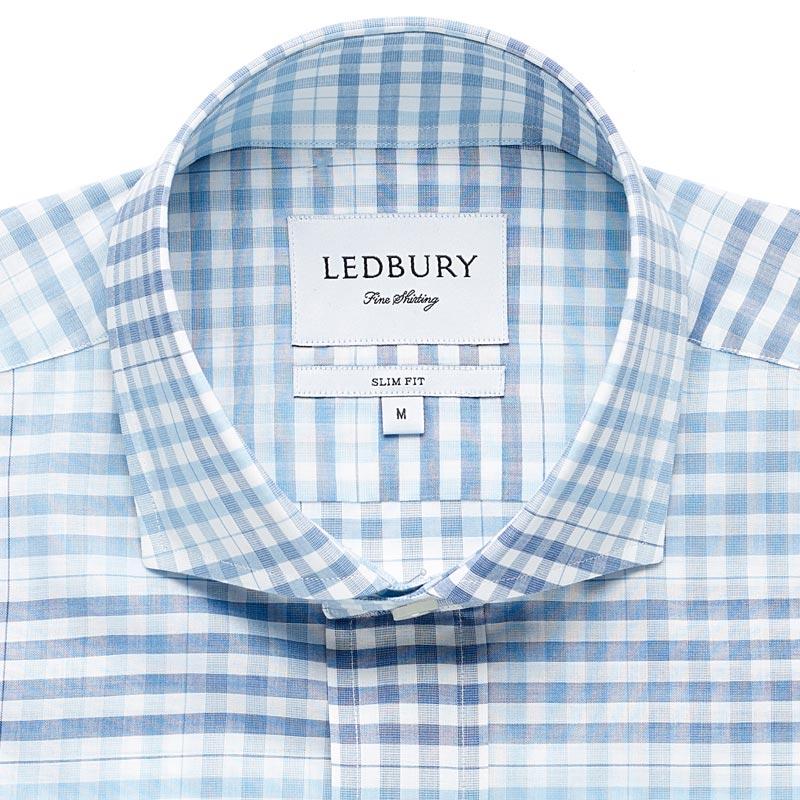 The Blue Edmond Plaid Casual Shirt Casual Shirt- Ledbury