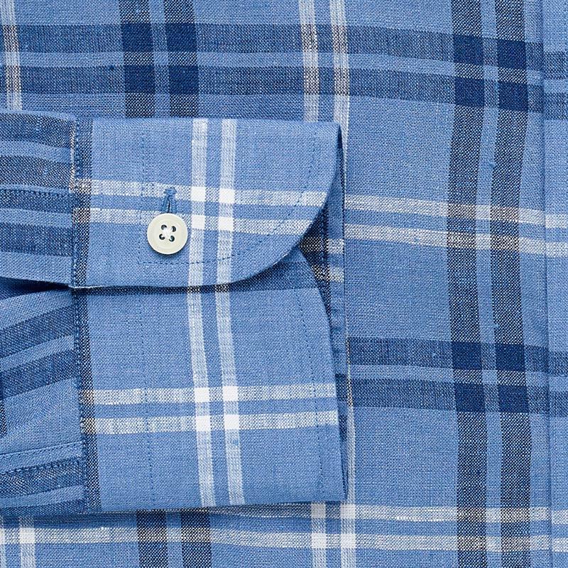 The Blue Wilbanks Plaid Casual Shirt Casual Shirt- Ledbury