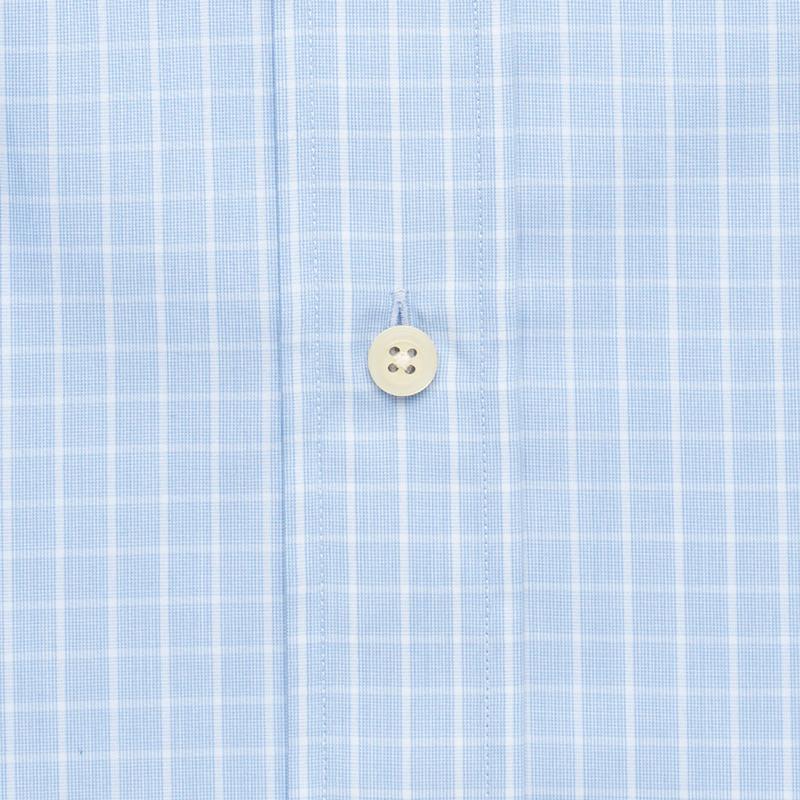 The Blue McBride Check Dress Shirt Dress Shirt- Ledbury