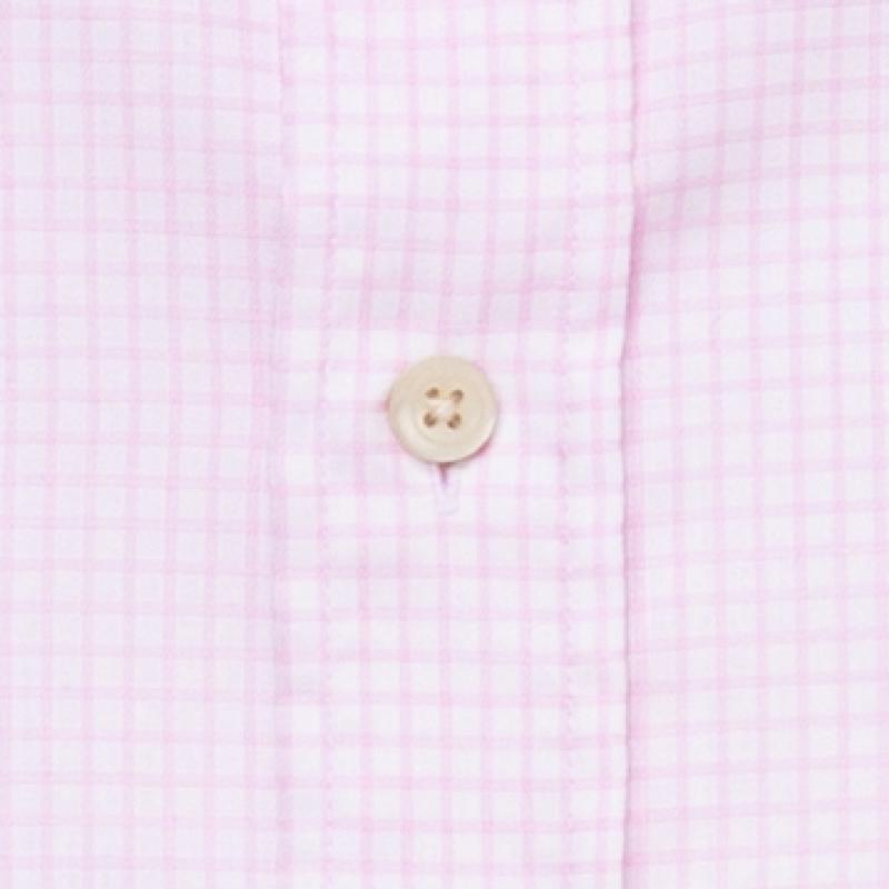 The Pink Kimball Check Dress Shirt Dress Shirt- Ledbury