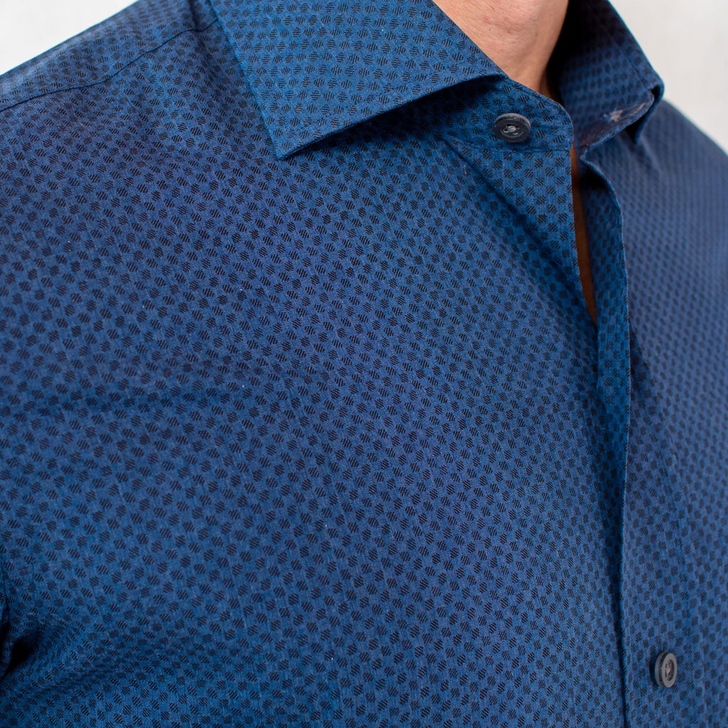 The Winhall Print Dress Shirt Dress Shirt- Ledbury