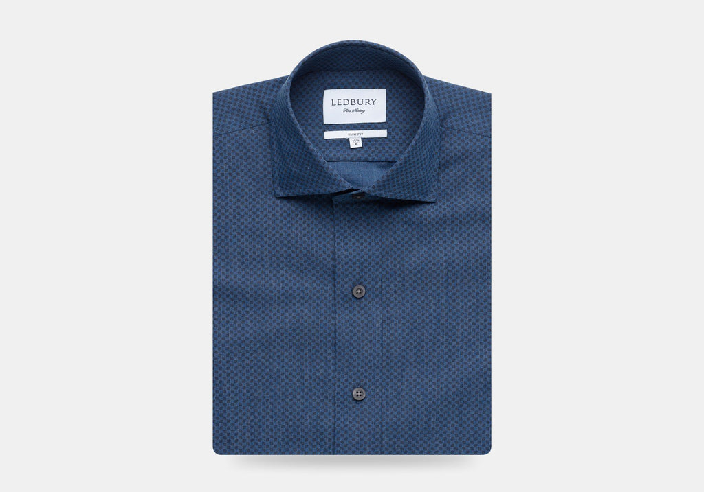 The Winhall Print Dress Shirt Dress Shirt- Ledbury