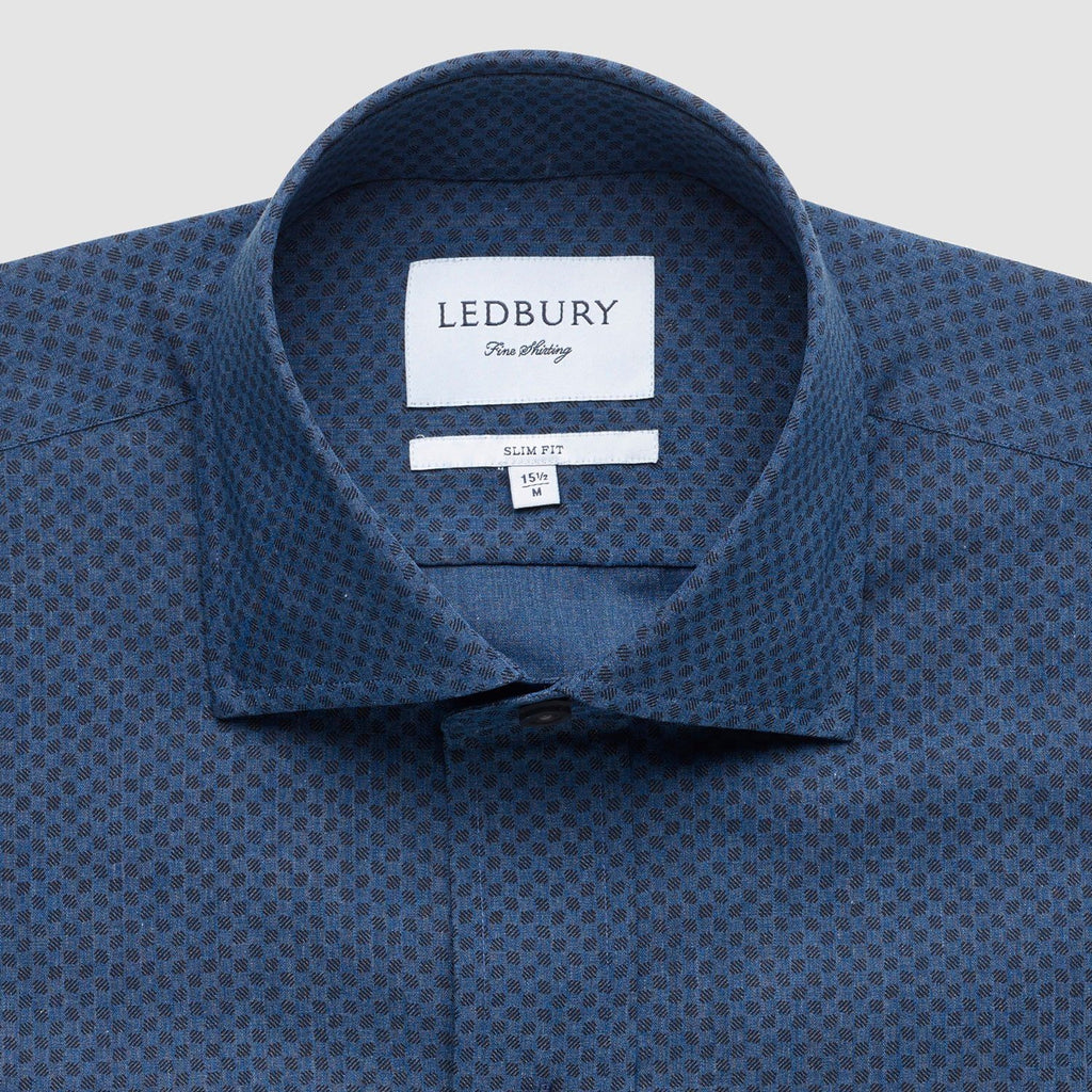 The Winhall Print Dress Shirt Dress Shirt- Ledbury