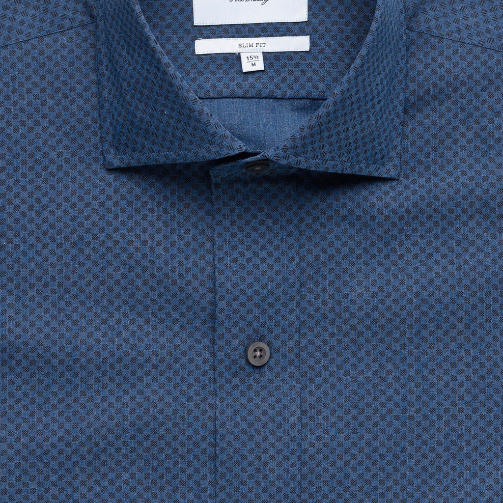 The Winhall Print Dress Shirt Dress Shirt- Ledbury