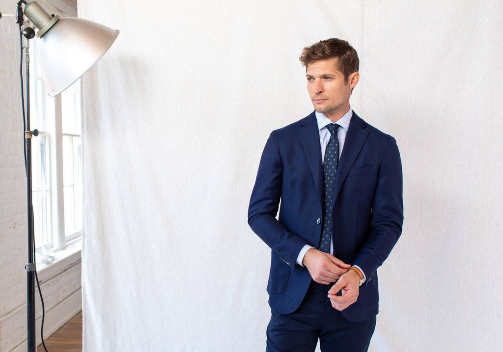 The Atwood Heather Stripe Dress Shirt Dress Shirt- Ledbury
