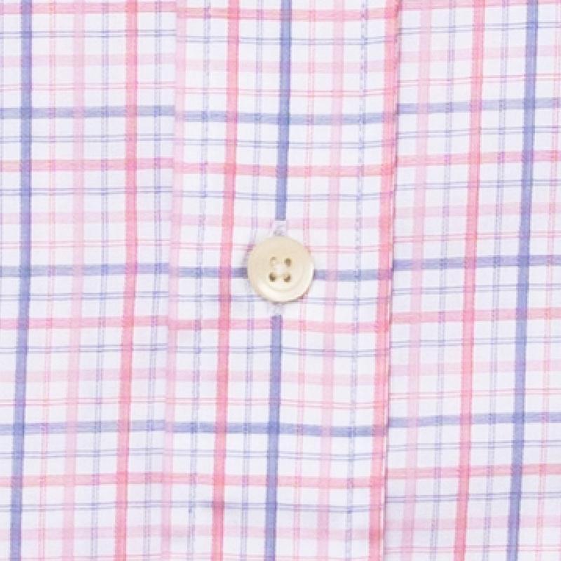 The Pink Drazin Check Dress Shirt Dress Shirt- Ledbury