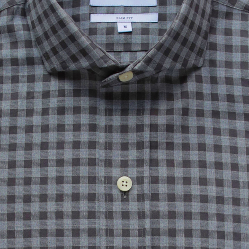 The Pecan Delham Brushed Gingham Casual Shirt Casual Shirt- Ledbury