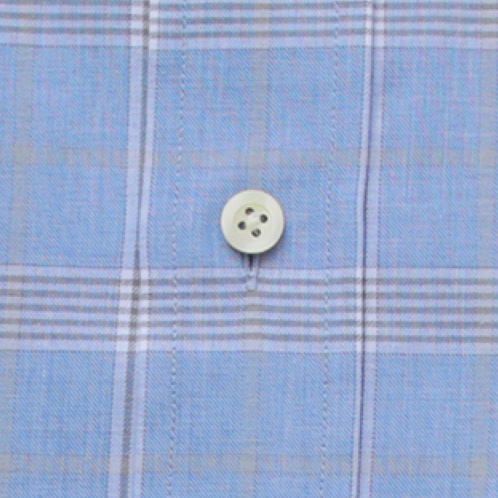 The Blue Clovercrest Cashmere Dress Shirt Dress Shirt- Ledbury