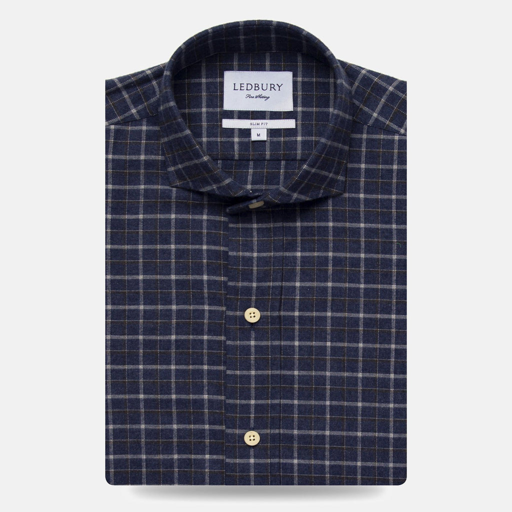The Upton Check Flannel Casual Shirt- Ledbury