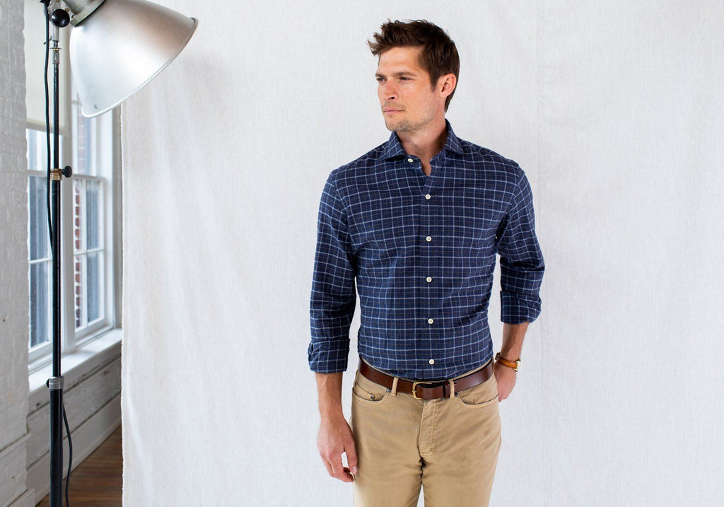 The Upton Check Flannel Casual Shirt- Ledbury