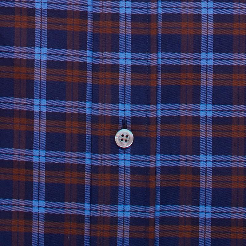 The Dark Blue Goode Plaid Casual Shirt Casual Shirt- Ledbury