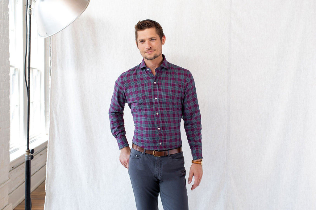 The Red Schulman Check Casual Shirt Casual Shirt- Ledbury
