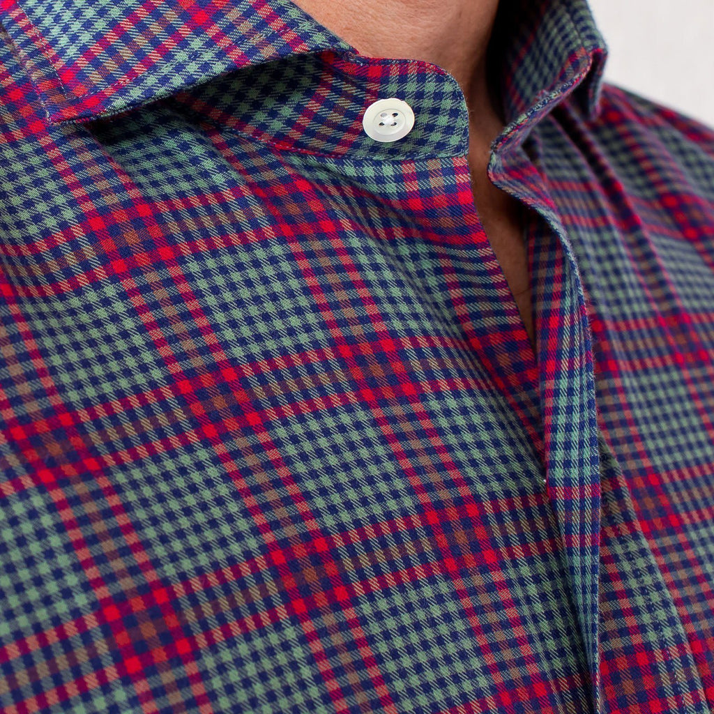 The Red Schulman Check Casual Shirt Casual Shirt- Ledbury