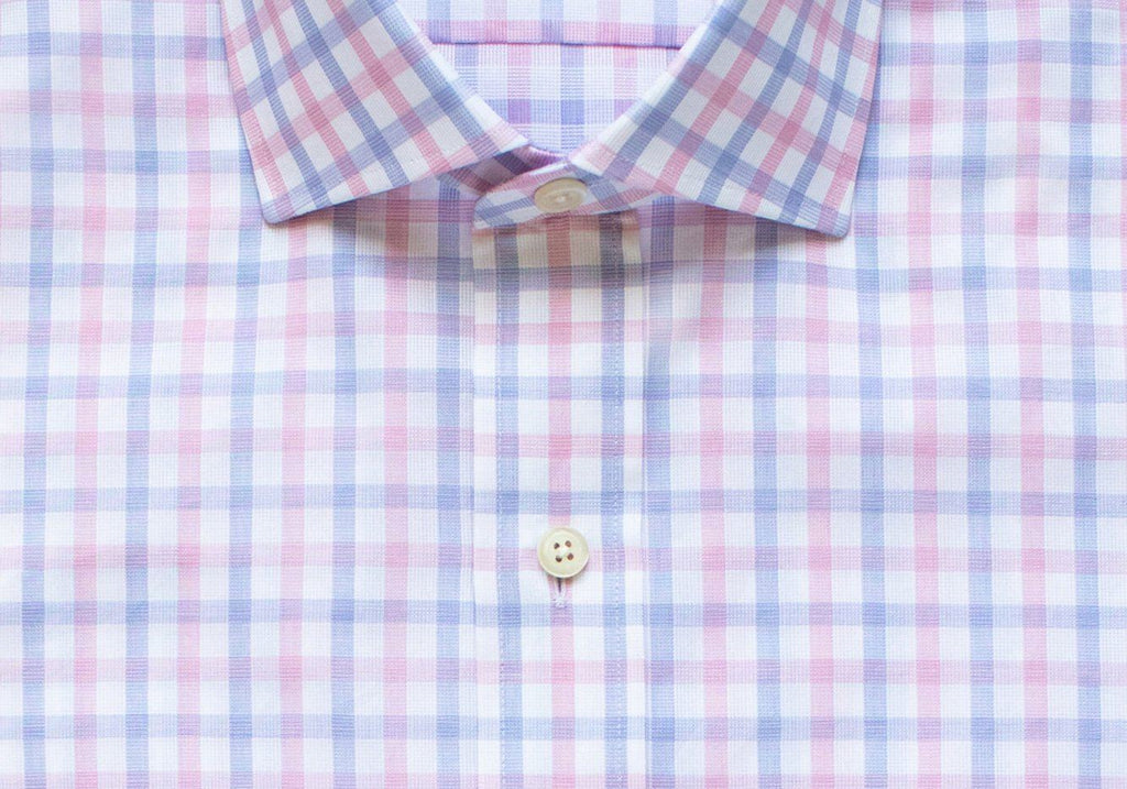 The Pink Wistrom Check Dress Shirt Casual Shirt- Ledbury