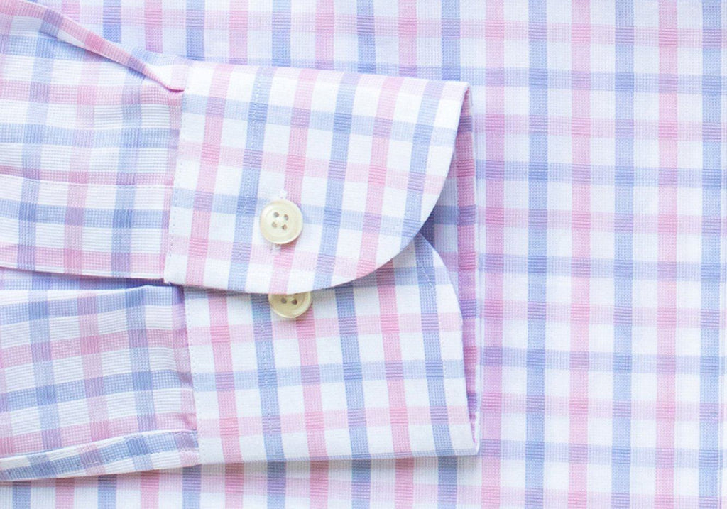 The Pink Wistrom Check Dress Shirt Casual Shirt- Ledbury