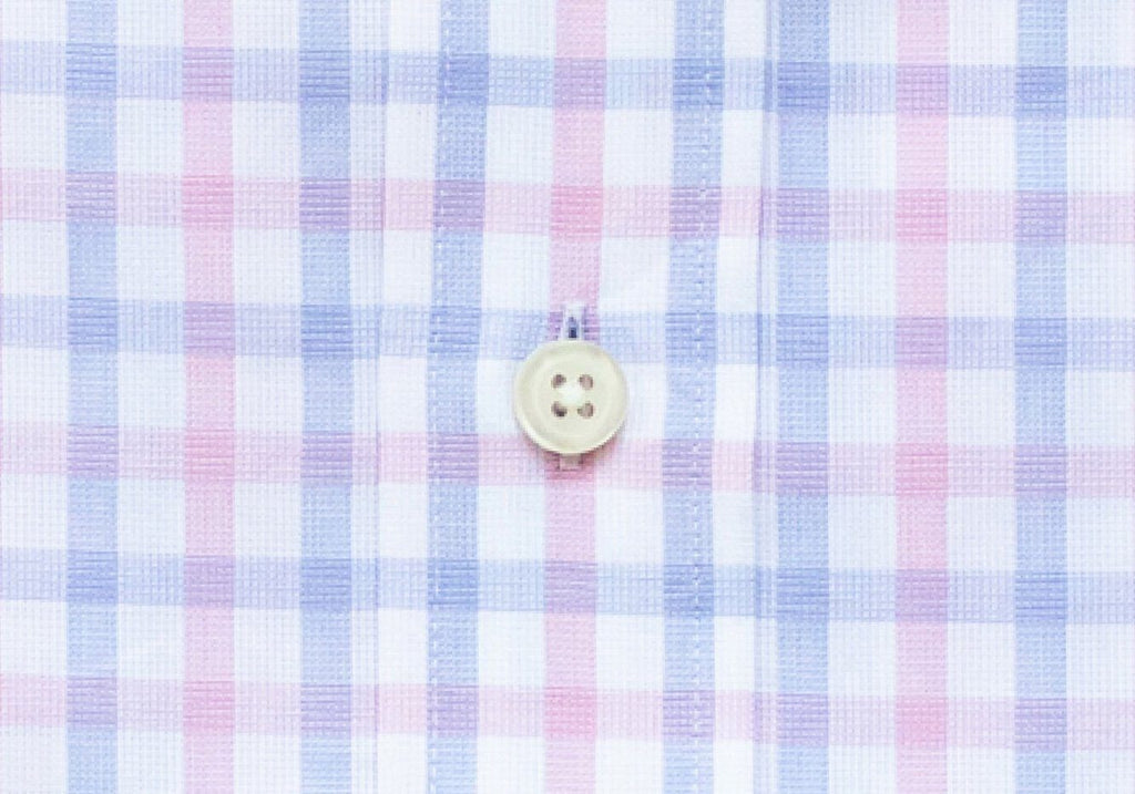 The Pink Wistrom Check Dress Shirt Casual Shirt- Ledbury