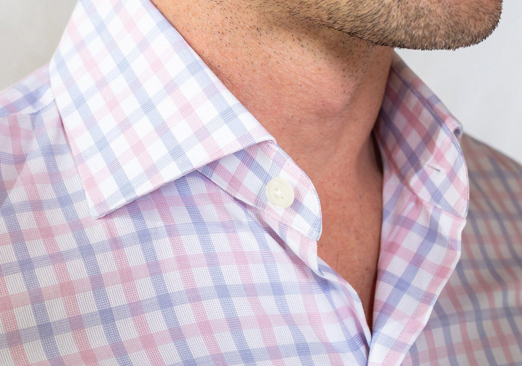 The Pink Wistrom Check Dress Shirt Casual Shirt- Ledbury